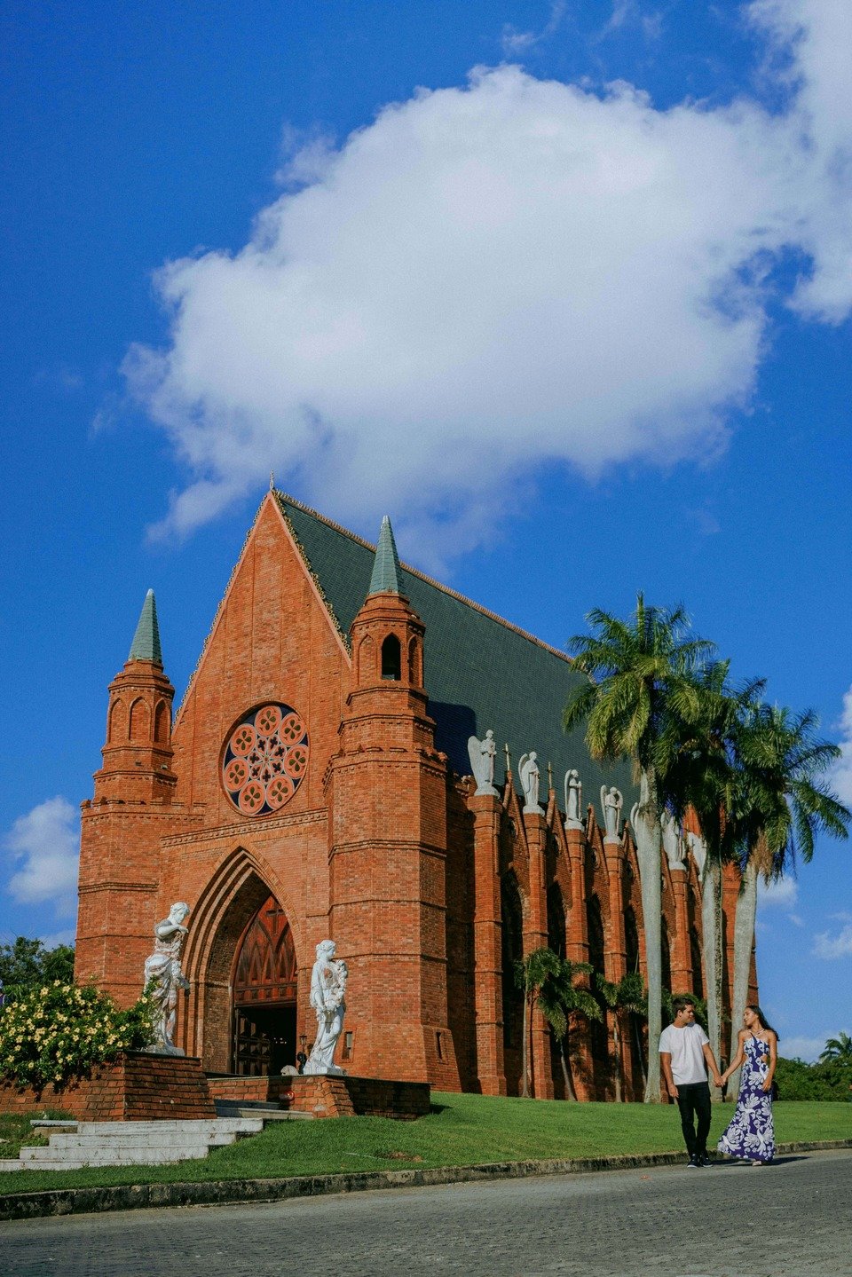 Castelo de estilo medieval no Instituto Ricardo Brennand em Recife