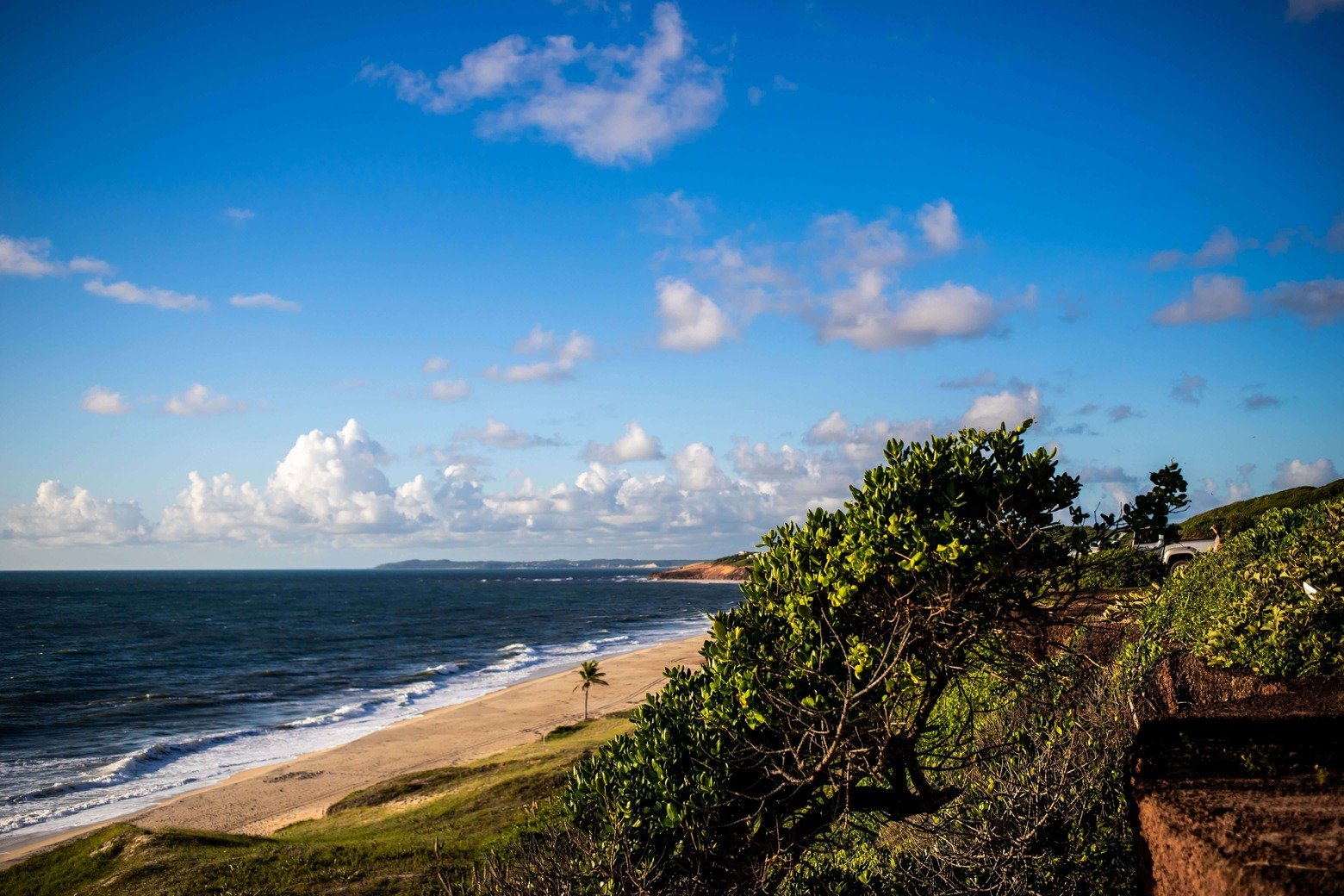 Vista do Chapadão e falésias da Praia de Pipa no Rio Grande do Norte