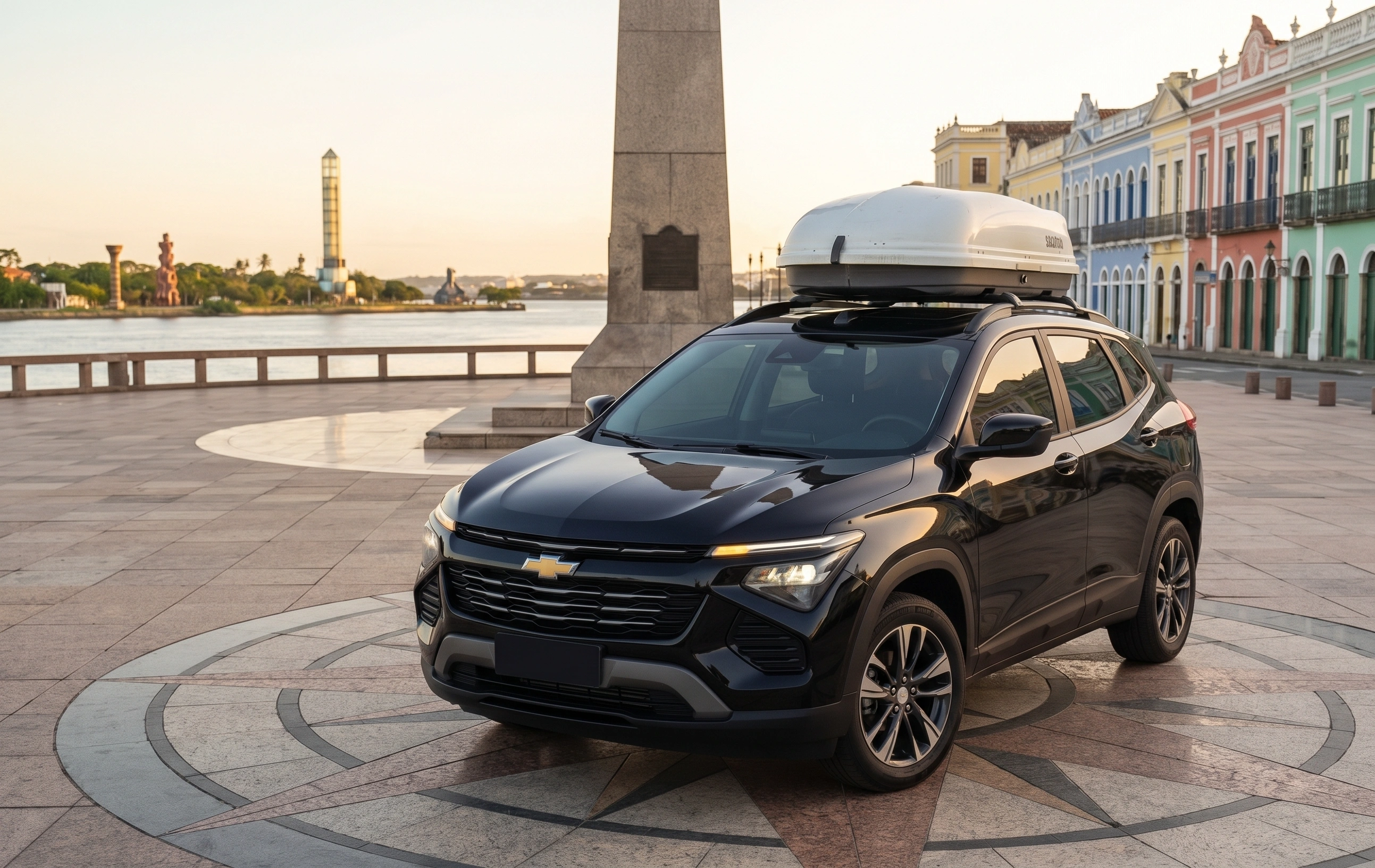 Carro Chevrolet Spin espaçoso para viagens em família